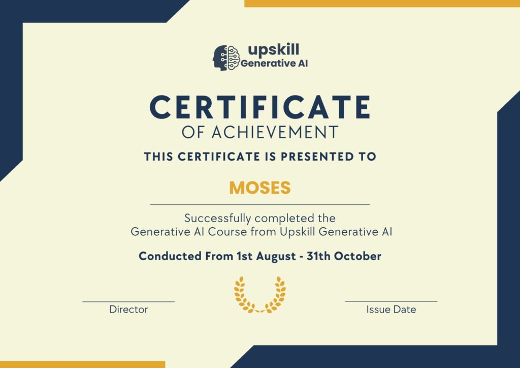 generative ai training in hyderabad - upskilll generative ai certification